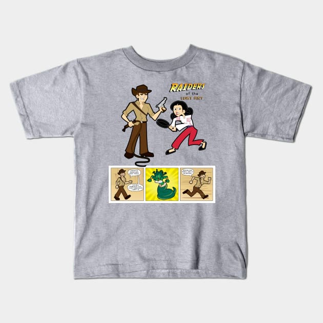 Raiders of the Lost Art Kids T-Shirt by JK_Antwon